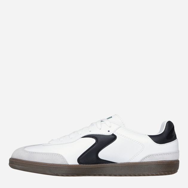 Tenisówki męskie do kostki Skechers 254150-WBK 42.5 Białe (198376193768) - obraz 3