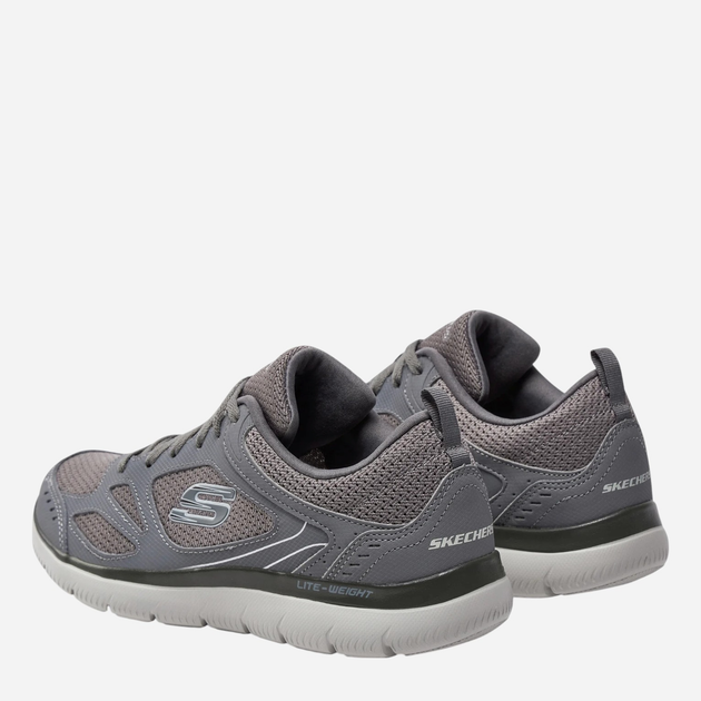 Чоловічі кросівки Skechers 52812-CHAR 42.5 Сірі (191665121961) - зображення 3