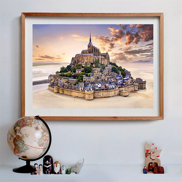 Puzzle Clementoni High Quality Collection The Mount Saint-Michel Rising 1500 elementów 31727 (8005125317271) - obraz 4