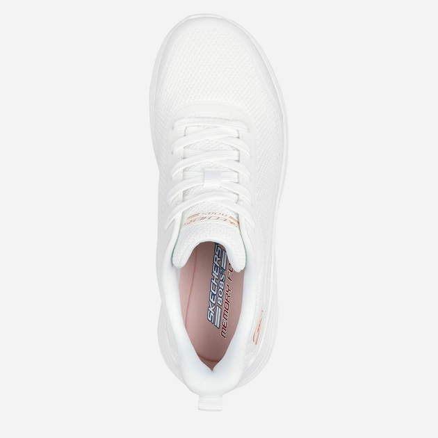 Sneakersy damskie Skechers 117483-WHT 35 Białe (197976345713) - obraz 4