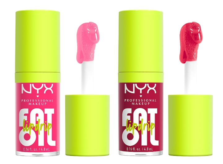 Набір блисків для губ NYX Professional Makeup Home Alone Fat Oil Lip Drip Trio 02 3 х 4.8 мл (3600551107196) - зображення 3