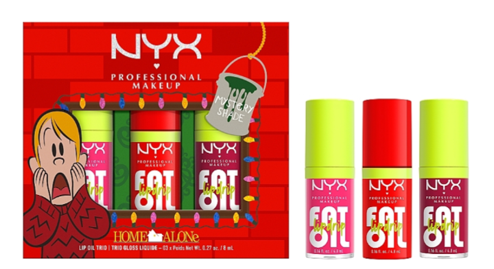 Набір блисків для губ NYX Professional Makeup Home Alone Fat Oil Lip Drip Trio 02 3 х 4.8 мл (3600551107196) - зображення 9
