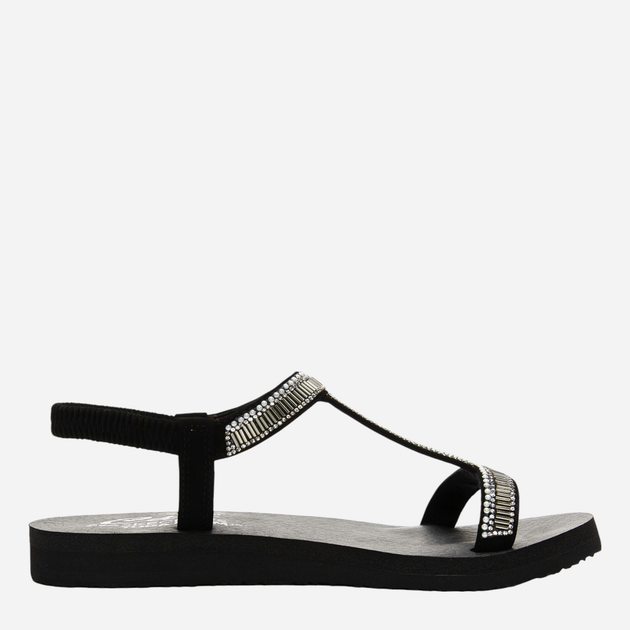 Sandały damskie płaskie Skechers 119292-BLK 39 Czarne (196311024702) - obraz 1