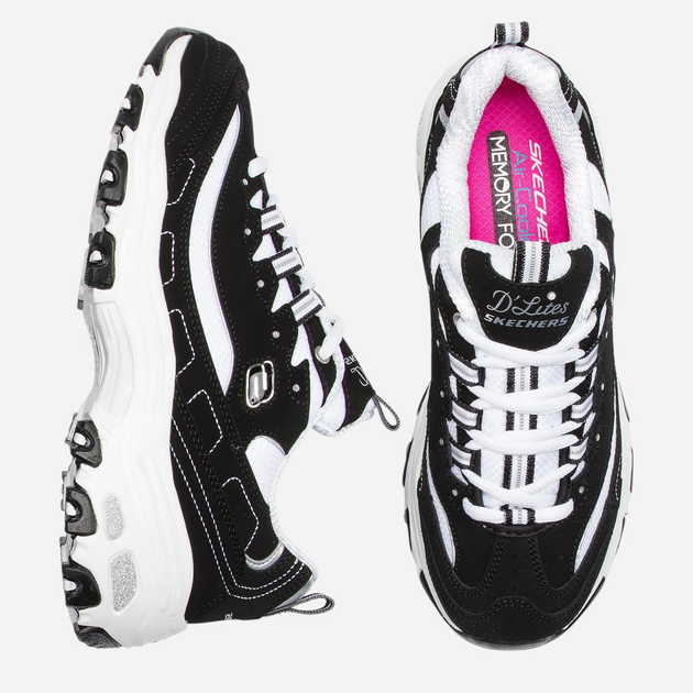 Жіночі кросівки Skechers 11930-BKW 35 Чорні (889110354032) - зображення 5