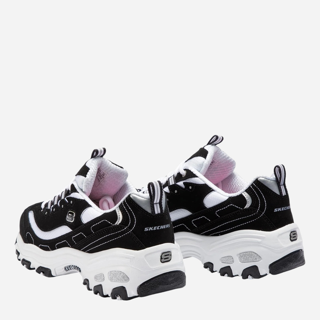 Жіночі кросівки Skechers 11930-BKW 38.5 Чорні (889110354100) - зображення 4