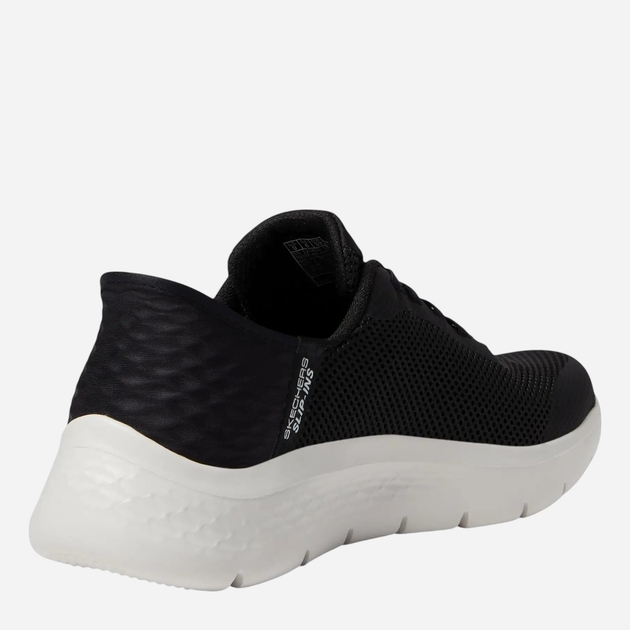 Buty sportowe damskie Skechers 124836-BKW 38 Czarne (197627450957) - obraz 4