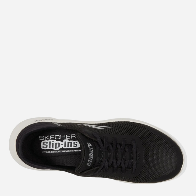 Buty sportowe damskie Skechers 124836-BKW 41 Czarne (197627451015) - obraz 6