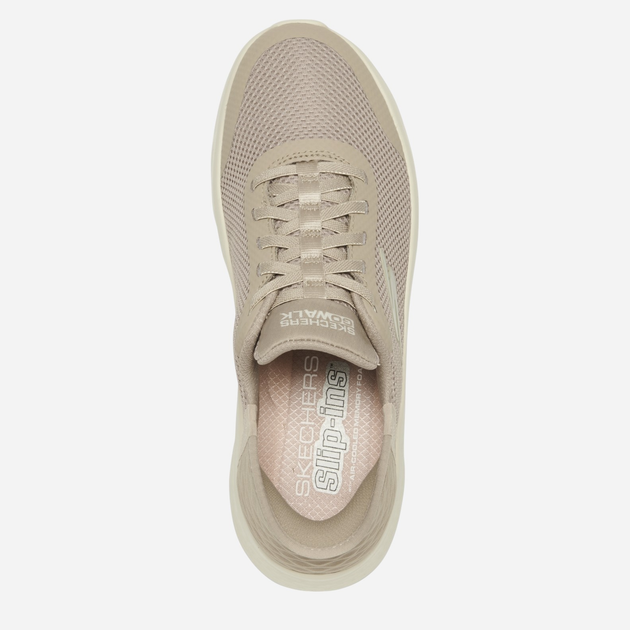 Жіночі кросівки Skechers 124836-TPE 42 Сіро-бежеві (197627451626) - зображення 4