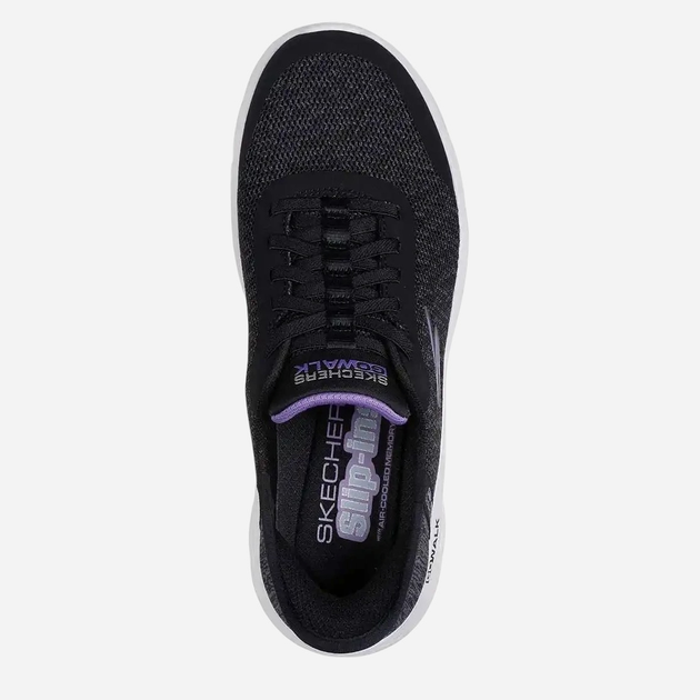 Жіночі кросівки Skechers 124842-BKLV 36.5 Чорні (197976854666) - зображення 4