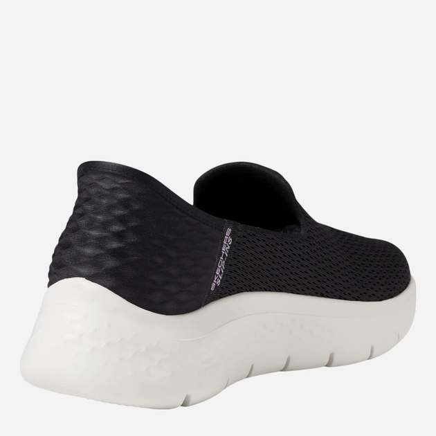 Жіночі сліпони Skechers 124963-BKW 40 Чорні (196642428750) - зображення 5