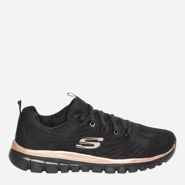 Жіночі кросівки Skechers 12615-BKRG 35 Чорні (191665877707) - зображення 1