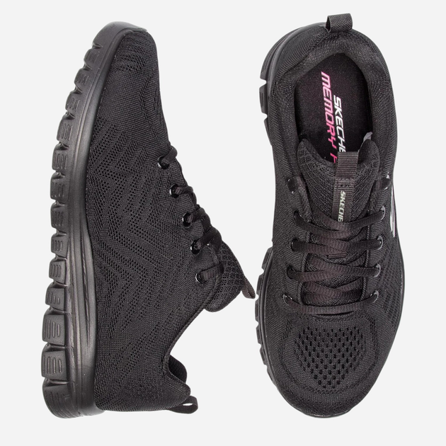 Жіночі кросівки Skechers 12615-BBK 37 Чорні (190872053270) - зображення 5