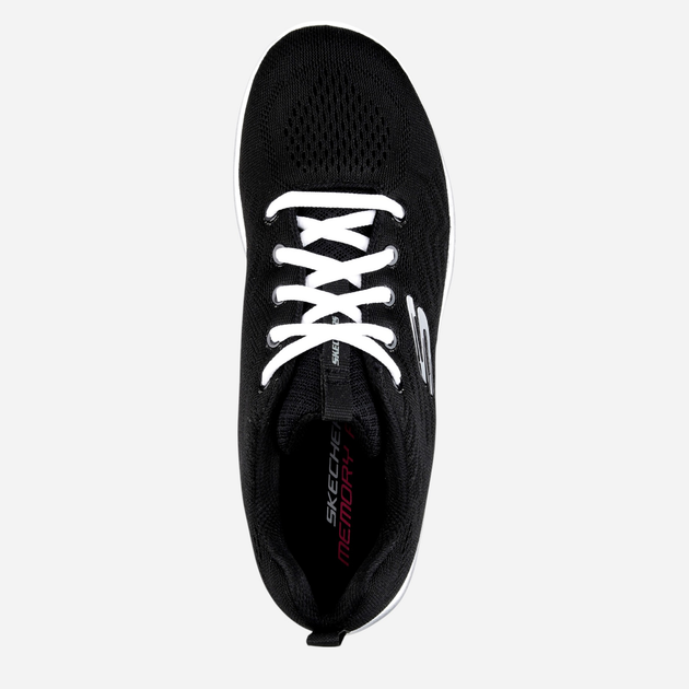 Жіночі кросівки Skechers 12615-BKW 37.5 Чорні (190872053409) - зображення 4