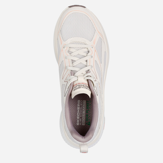 Жіночі кросівки для бігу Skechers 129001-NTCL 36 Бежеві (197976690301) - зображення 4
