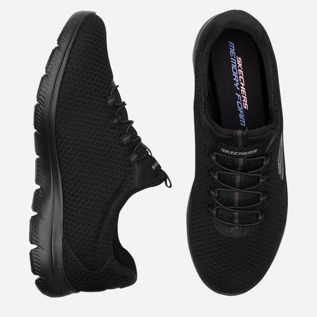Жіночі кросівки Skechers 12980-BBK 42 Чорні (194428286921) - зображення 4