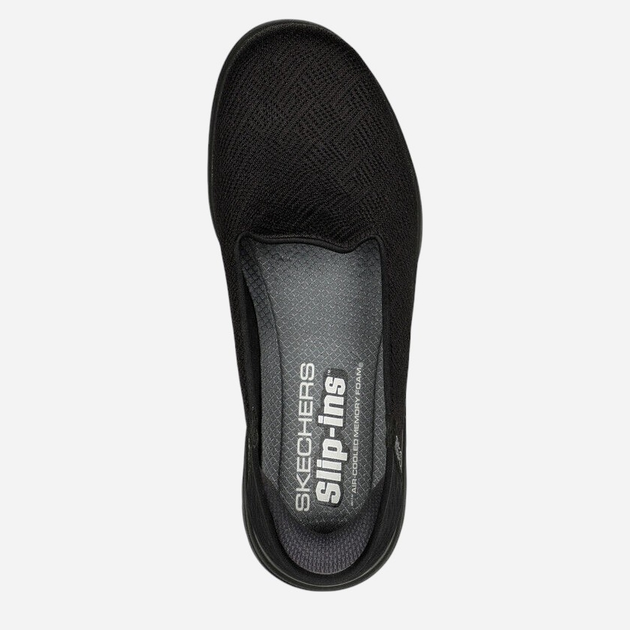 Жіночі сліпони Skechers 136542-BBK 35.5 Чорні (196642318747) - зображення 3