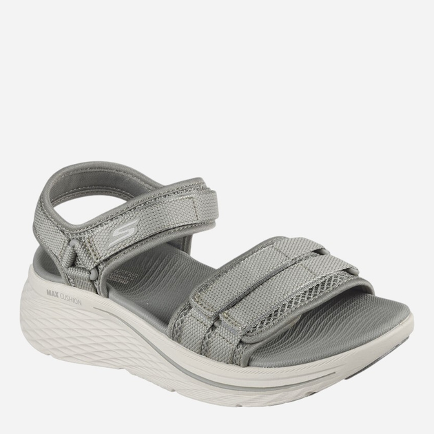 Sandały damskie na koturnie Skechers 141617-OLV 35 Ciemnozielone (198739088984) - obraz 2