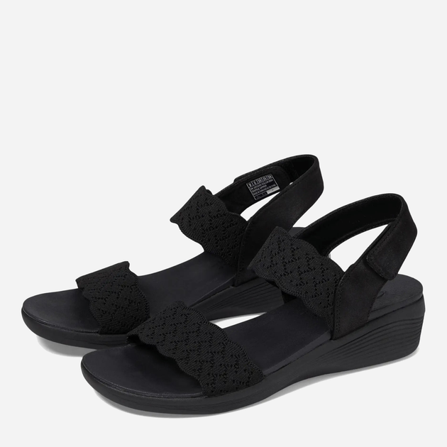 Жіночі сандалії Skechers 163165-BBK 37 Чорні (197627348810) - зображення 4