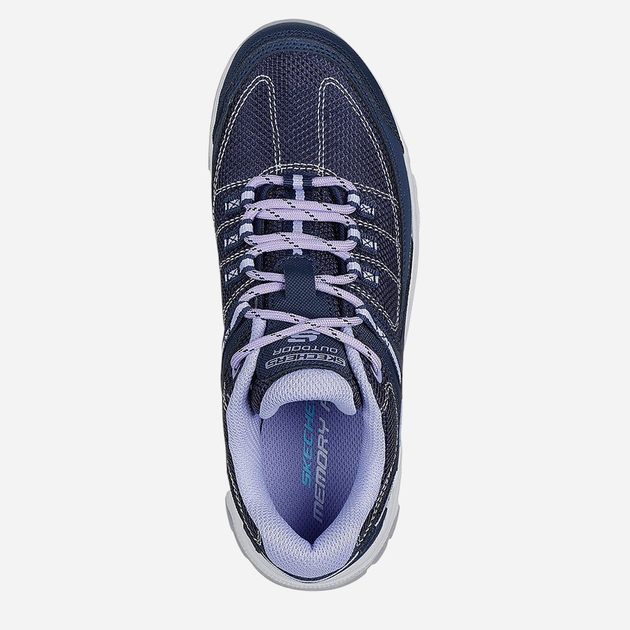 Buty trekkingowe damskie niskie Skechers 180145-NVPR 35.5 Niebieskie (197627795218) - obraz 5