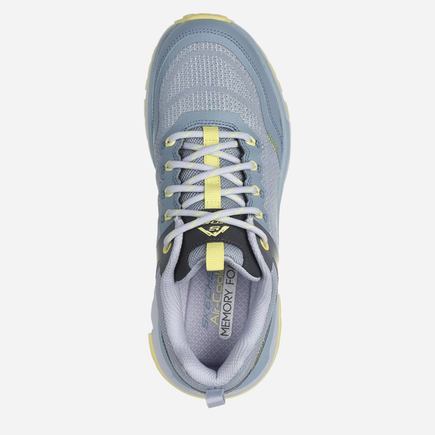 Жіночі кросівки для трекінгу Skechers 180167-BLYL 36.5 Сині (197627108186) - зображення 4