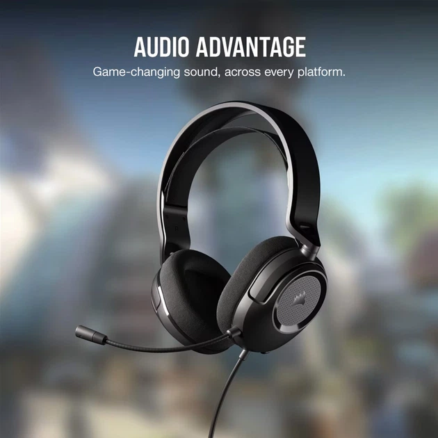 Słuchawki Corsair HS35 Surround v2 Multiplatform Gaming Carbon (CA-9011386-EU) - obraz 10