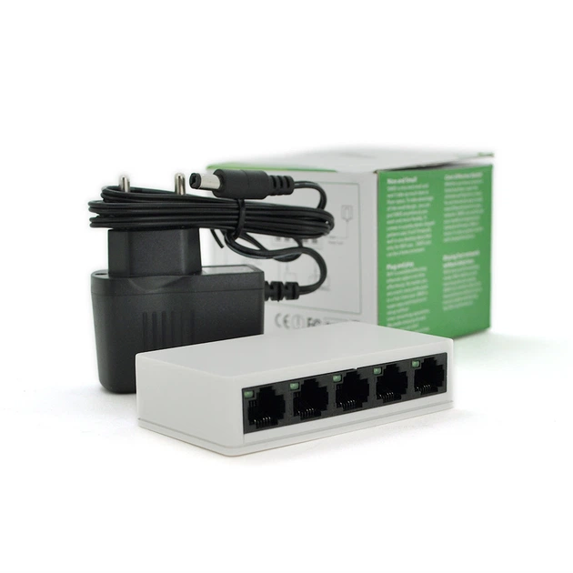 Коммутатор PIX-LINK LV-SW05 5 портов Ethernet 10/100 Мбит/сек, BOX Q100 - Фото 1 Коммутатор PIX-LINK LV-SW05 5 портов Ethernet 10/100 Мбит/сек, BOX Q100 - изображение 1
