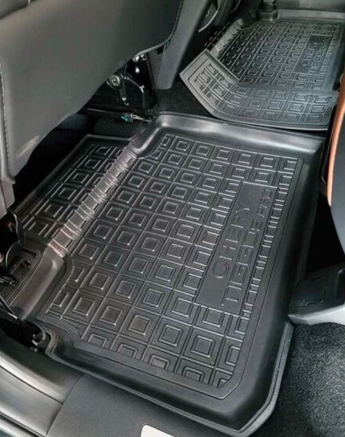 Автомобільні килимки поліки в салон на Chery Tiggo 8 PRO 23- чорні Avto-Gumm Чері Тіго 8 АМ0055043 - зображення 5