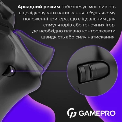 Геймпад GamePro GPX13B 2.4G/BT 5.1/USB/PC/iOS/Android RGB Black (GPX13B) - Фото 11 Геймпад GamePro GPX13B 2.4G/BT 5.1/USB/PC/iOS/Android RGB Black (GPX13B) - изображение 11