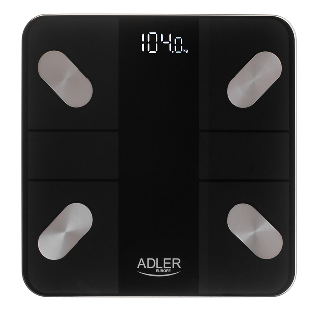 Весы напольные аналитические Adler AD 8186 Black - Smart - приложение Tuya - изображение 2