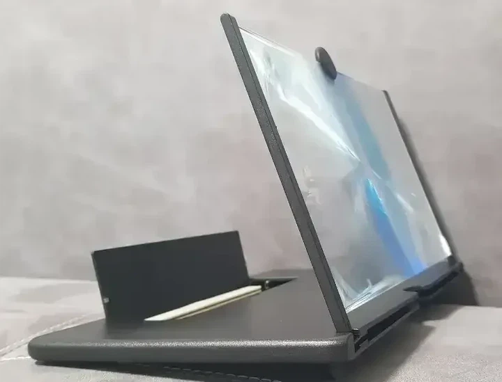 Увеличительная складная подставка для телефона 3D-экран 12" с 3D-эффектом Чёрная 8022 - изображение 6