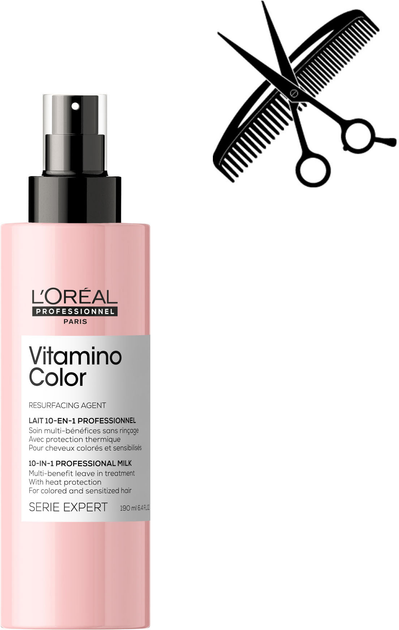Професійний багатофункціональний спрей-догляд L'Oreal Professionnel Serie Expert Vitamino Color для всіх типів фарбованого волосся 190 мл (3474636974368) - зображення 1