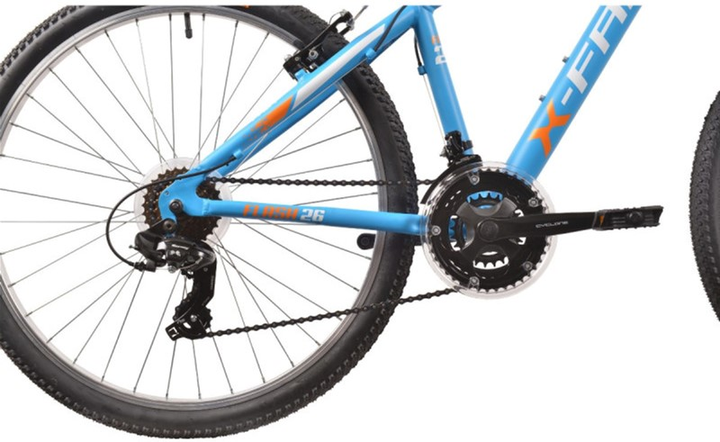 Rower górski MTB Esperia FLASH X-FACT 26'' D 38 cm/15'' Blue-Orange (RME197526U2) - obraz 4