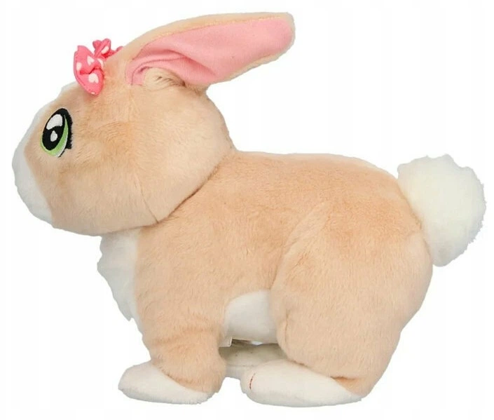 Interaktywna zabawka Epee Tusia beżowa królik + kokardka do włosów dla dziewczynki (5905896601742) - obraz 3