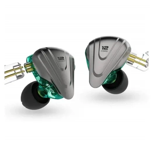KZ ZSX Terminator (green no mic.) - це гібридні 6-драйверні дротові навушники (1DD+5BA) - зображення 3