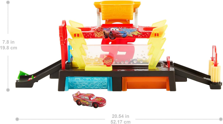 Tor samochodowy Mattel Disney Pixar Cars Color Changers Myjnia samochodowa JBM70 (0194735264100) - obraz 4