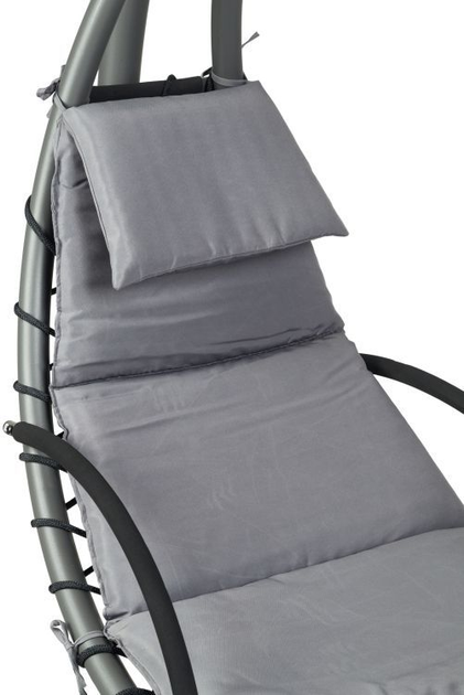 Leżanka huśtawka ogrodowa ModernHome by Multistore ciemnoszara (PH006 DARK GREY) - obraz 7