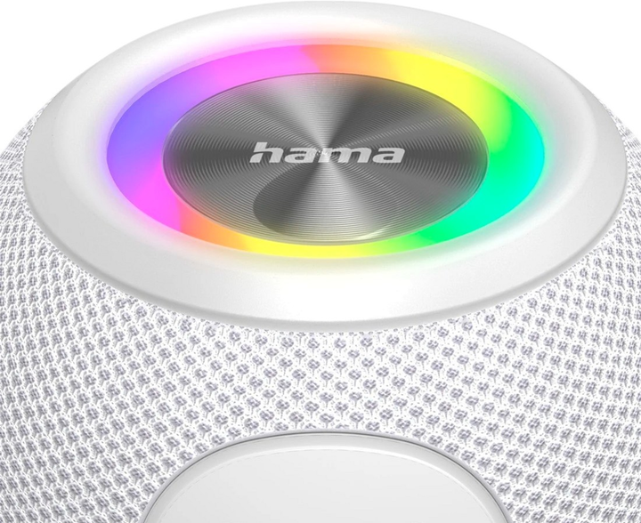 Przenośny głośnik Hama Bluetooth Ball Shape Speaker White (4047443529022) - obraz 6