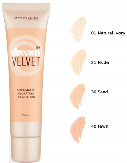 Podkład do twarzy Maybelline Dream Velvet №30 Sand 30 ml (3600531294656) - obraz 4