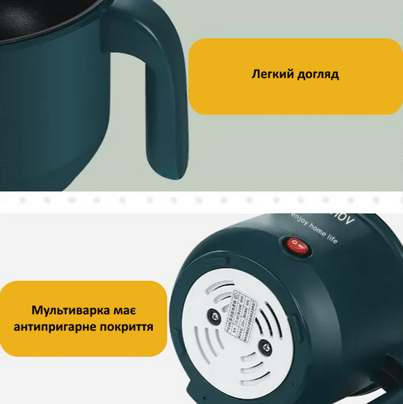 Пароварка электрическая Rice Cooker 1,2л 450 Вт рисоварка - изображение 5