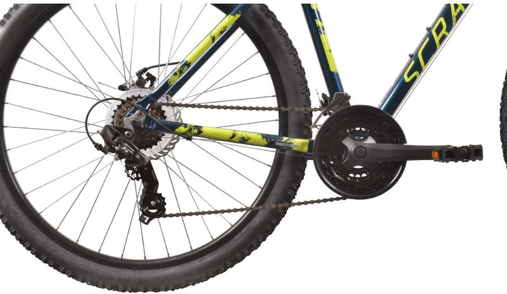 Rower górski MTB Denver Scrapper XC3.1LTD 27.5 21s 18" Blue-Yellow (RD27M2166UFD12H4621003) - obraz 4