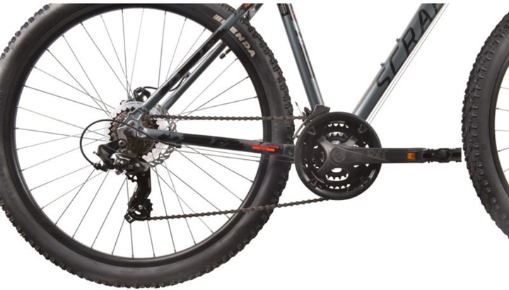 Гірський велосипед MTB Denver Scrapper XC3.1LTD 27.5 21s 18" Silver-Red (RD27M2166UFD12H4621002) - зображення 4
