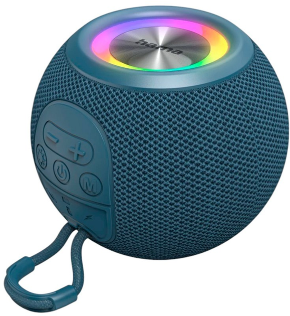 Портативна колонка Hama Bluetooth Ball Shape Speaker Blue (4047443529046) - зображення 3