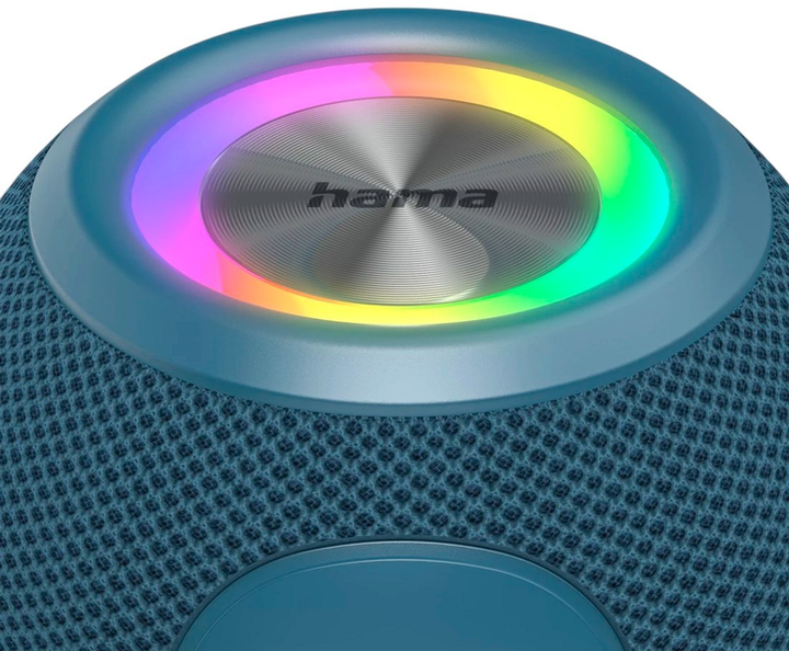 Портативна колонка Hama Bluetooth Ball Shape Speaker Blue (4047443529046) - зображення 5