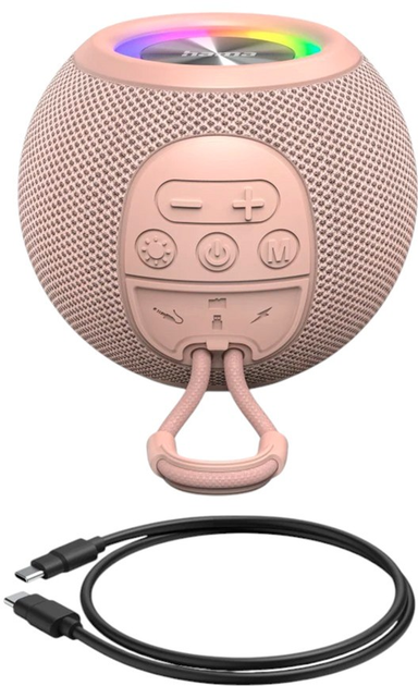 Przenośny głośnik Hama Bluetooth Ball Shape Speaker Pink (4047443529053) - obraz 7