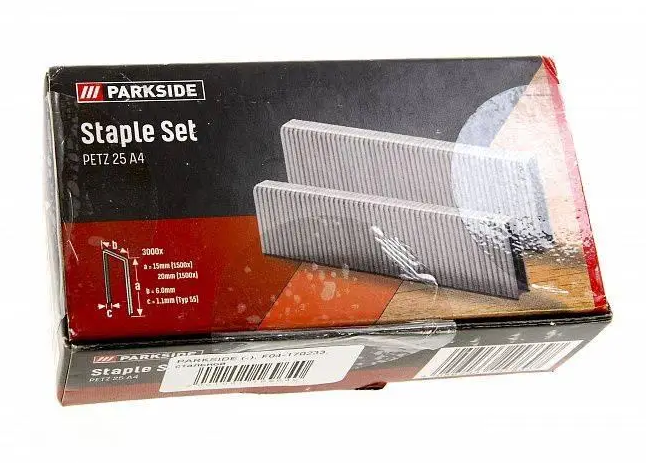 Набір скоб Parkside PDTZ 40 C4 Type 90 (1000 шт.) - зображення 2