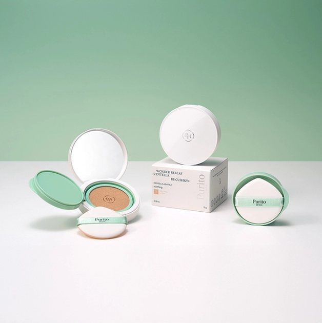 Крем ВВ Purito Wonder Releaf Centella компактний 13 Neutral Ivory 15 г (8809563103355) - зображення 4