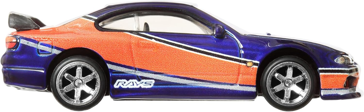 Pojazd Mattel Hot Wheels Premium Fast & Furious Nissan Silvia S15 1/5 1:64 HYP73 (0194735253449) - obraz 4