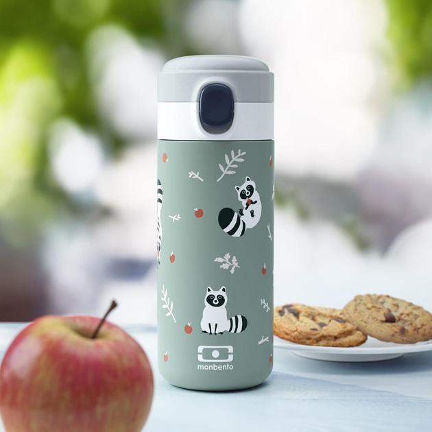 Kubek termiczny dziecięcy Monbento Pop Graphic Raccoon 360 ml (3760192689762) - obraz 5