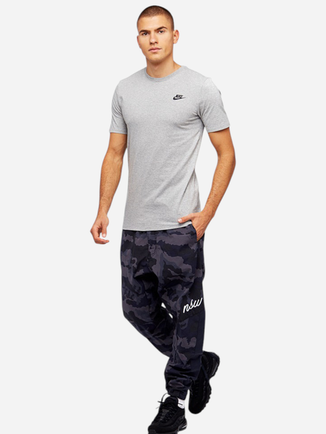 Koszulka męska bawełniana Nike M Nsw Club Tee AR4997-064 XL Szara - obraz 3
