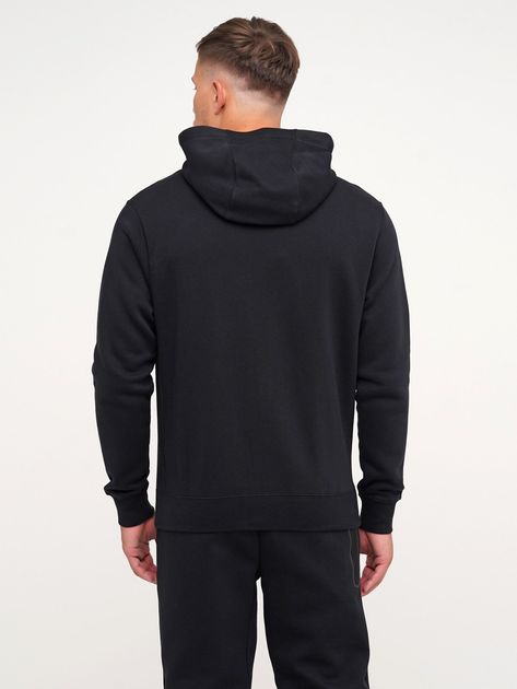 Толстовка на флісі на блискавці чоловіча Nike M Nsw Club Hoodie Fz Bb BV2645-010 XL Чорна (193147702422) - зображення 2